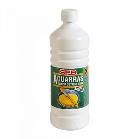 aguarrás puro 0.5 L para limpieza de herramientas de pintura