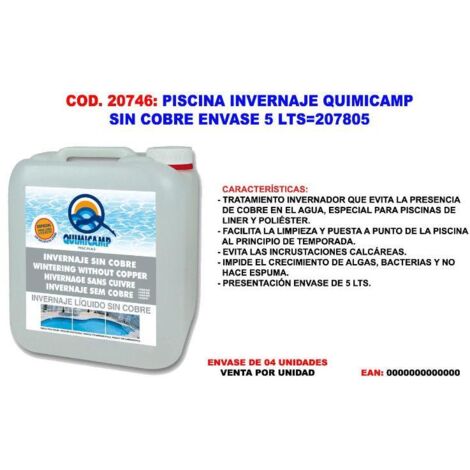 FPLUS quimicamp invernaje sin cobre envase 5 lts 207805 , quimicamp invernaje sin cobre envase 5 lts 207805 (1/5)