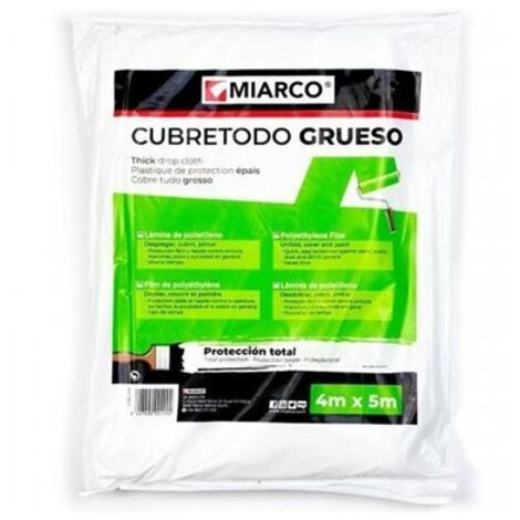 PLASTICO CUBRETODO MIARCO GRUESO (4M X 5M) 35 MICRAS (1/4)