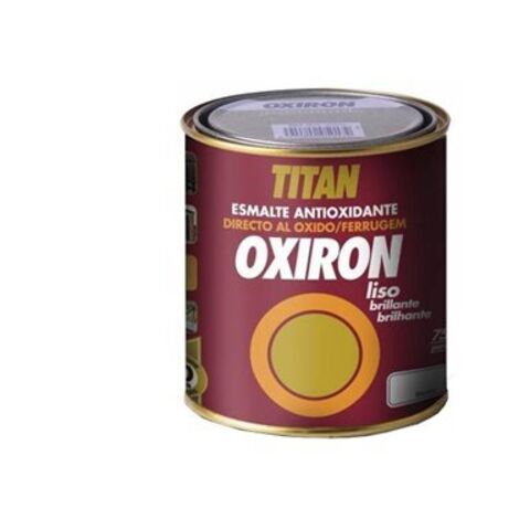-CAHERSA- PINTURA OXIRON LISO ROJO 375 ML TITAN (1/2)