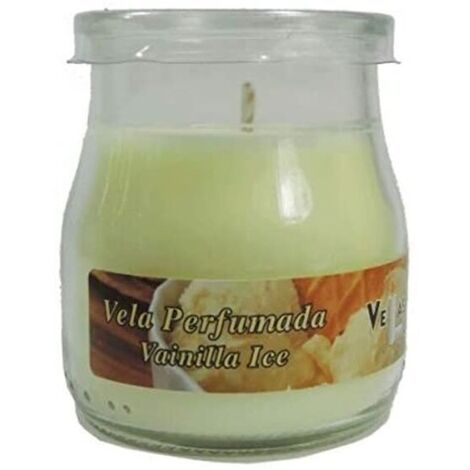 VELA PERFUMADA LUMAR VAINILLA 100 GRS 7X6 CM (VASO YOGURT) (1/2)