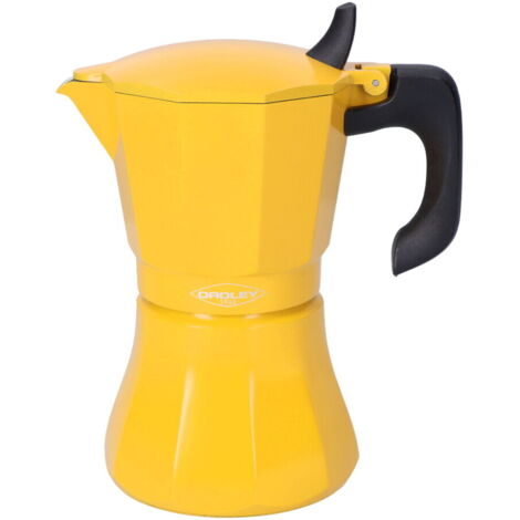 Cafetera Italiana Oroley Petra Mostaza Aluminio 6 Tazas (1/4)