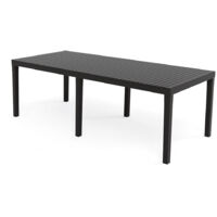 Mesa de Comedor IPAE Progarden Indo ind012an Extensible Antracita 220 x 90 x 72 cm