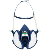 Mascarilla con filtros integrados 4279+, filtros combinados abek1p3
