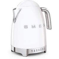 Hervidor eléctrico inalámbrico Smeg KLF04WHEU blanco 1,7 L 2400 W 7 temperaturas LED 360°