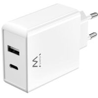 EW1328 cargador de dispositivo móvil Universal Blanco Corriente alterna Carga rápida Interior