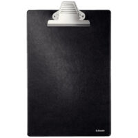 CARPETA CON PINZA ESSELTE BASE PLASTICO FORRADO NEGRA LEITZ 604037
