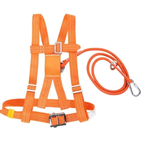 Kits de Harnais de Sécurité, Harnais Antichute de Sécurité, Harnais Réglable en Hauteur à 6 Stypes pour Ceinture, Ceinture de Sécurité, Corde de Sauvetage, Travail Aérien (1/5)