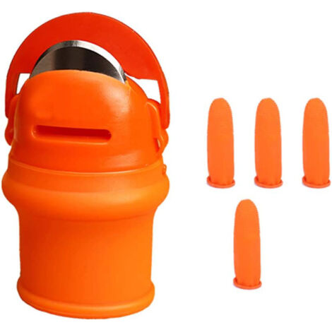 Garden Silicone Thumb Séparateur Séparateur Fruit Légumes Séparateur Séparateur Doigt Couteau De Récolte Cueilles De Vigueur Outils De Jardinage De Légumes (1/5)
