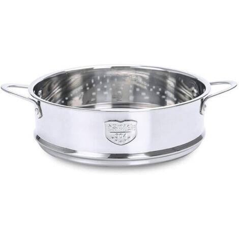Panier à Vapeur pour LéGumes,Panier Vapeur Inox,Insert pour Cuisson à Vapeur,20 Cm de DiamèTre IntéRieur, en Acier Inoxydable 304 de Qualité Alimentaire, Durable,Cuit Plus Sainement, Plus Rapidement (1/5)