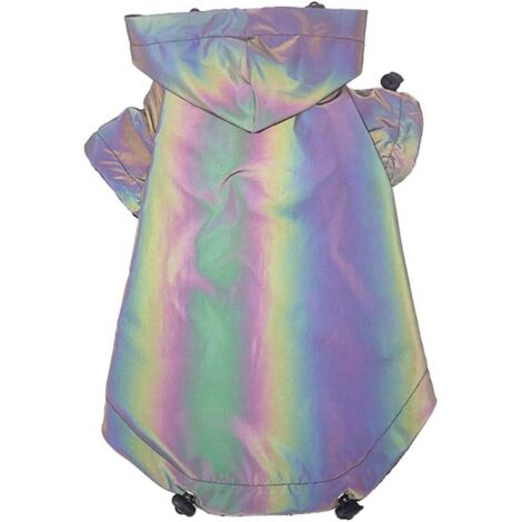 Fournitures pour chiens Vêtements pour chiens réfléchissants Vestes colorées Imperméables pour animaux de compagnie Sweats à capuche Vestes imperméables coupe-vent (1/4)