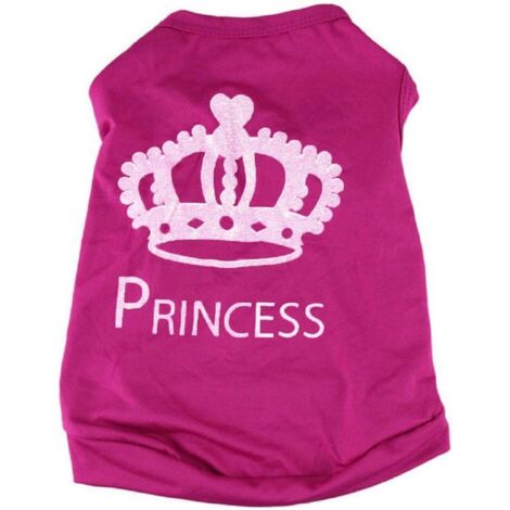 Mode mignon chiot chat chien chemise été princesse T-Shirt vêtements débardeur (1/3)