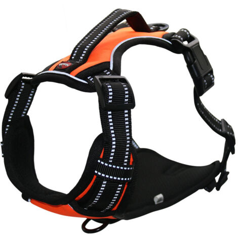 Sangle de poitrine réfléchissante pour animal de compagnie traction pour chien gilet respirant sangle de poitrine sangle anti-déflagrante pour animal de compagnie (1/5)
