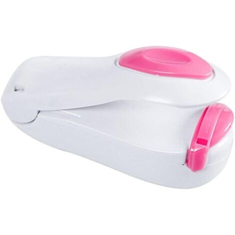 Vide Alimentaire Scellant Mini Portable Joint Poche Chaleur Scellant Scellant Tube En Plastique Kit Blanc (1/5)