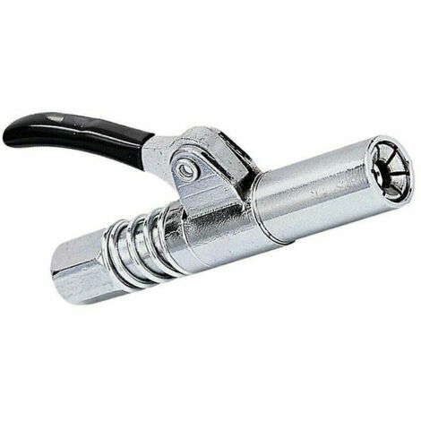 LAN Coupleur de graisse, coupleur de pistolet à graisse lourd à libération rapide, bouchon d'injection d'huile haute pression de type pince de verrouillage tête de pistolet à beurre à engrenages nouve (1/5)
