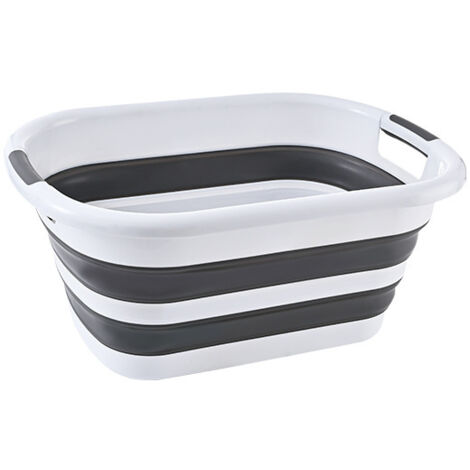 LAN Panier à linge pliable/bac – Conteneur/organisateur de rangement pliable – Bac à linge portable – Panier à linge compact – Bac de rangement pour coffre de voiture (1/4)