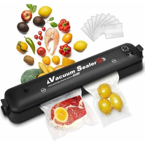LAN Machine Sous Vide Alimentaire, Appareil Sous Vide, Machine à Emballer Sous Vide Pour la Conservation Des Aliments, Avec Mode Sec et Humide, 10 Sacs Sous Vide Inclus pour Aliments, Viandes Cisea (1/5)