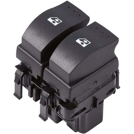 LAN Commutateur de lève-vitre électrique, interrupteur de commande de lève-vitre électrique de voiture côté entraînement double bouton de commutation de lève-vitre électrique pour Renau-lt (1/4)
