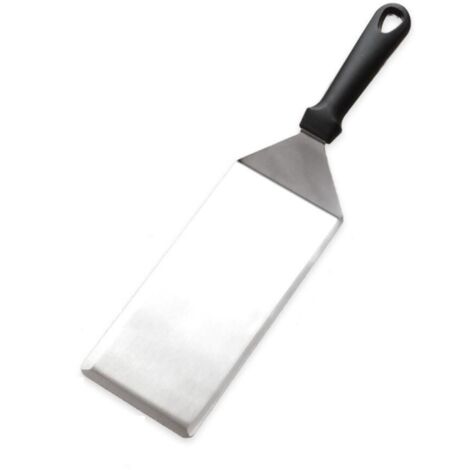 LAN Spatule en acier inoxydable - Accessoires pour hamburger - Spatule à crêpes - Idéal pour griller et griller (1/3)