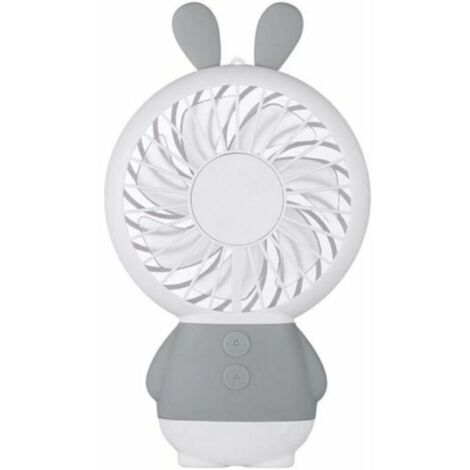 LAN Portable mini lampe LED ventilateur de poche ventilateur PC ventilateur électrique refroidisseur d'air ordinateur portable ventilateur de bureau à domicile gris (1/4)