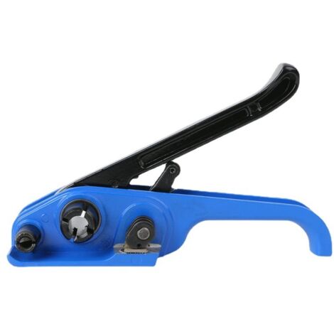 LAN Cercleuse Machine à emballer Sangle en acier manuelle Jambes épaissies Tendeur Crimper Belts Banding Tool pour sangles en plastique PET avec coupe, 1619mm (1/5)