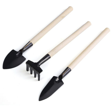 LAN BDD Mini kit de plantation de jardinage râteau de jardin pelle jardin succulentes transplantation creuser outil de désherbage outil de plantation succulente (bleu) (1/4)