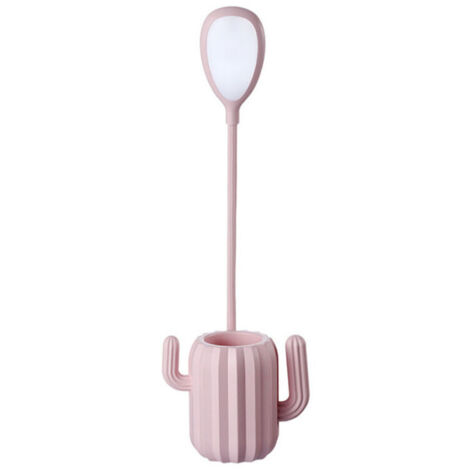 LAN Veilleuse LED, porte-stylo de décoration de bureau porte-stylo de stockage de cactus (1/5)