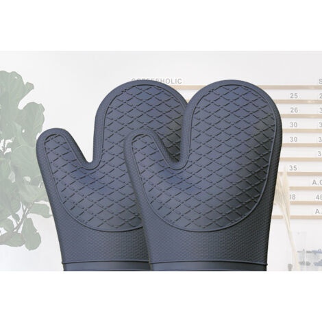 LAN Gants de four résistants à la chaleur, gants flexibles pour la cuisson au four, lavables en machine (1/5)
