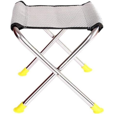 LAN Chaise Portative Se Pliante De Tube d'acier Inoxydable De Tabouret De Pêche en Plein Air pour Le Divertissement De Loisirs Grand, Chaise Longue (1/5)