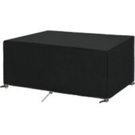 LAN Housse Salon de Jardin180x100x75cm - Protection Bache Table de Jardin Mobilier Extérieur - Imperméable - Coupe-Vent - Anti-UV - Résistant Au Froid (1/5)