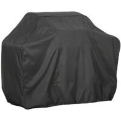 LAN Housse de gril en tissu Oxford 210D, noir enduit d'argent, imperméable, durable, indéchirable et anti-poussière, adaptée au barbecue, au gril à gaz, au gril électrique au charbon de bois, 14561117 (1/5)