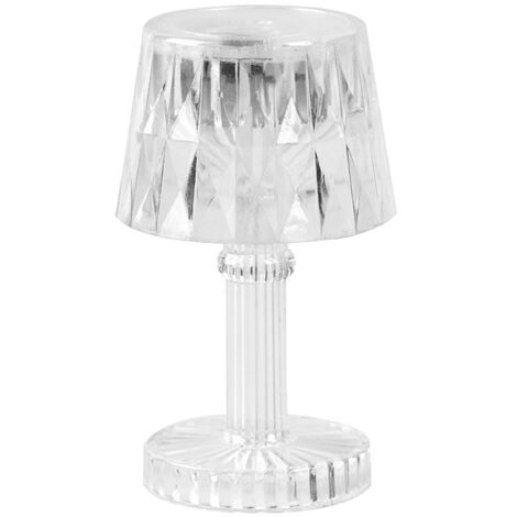 LAN lampe de table-petite transparente-8.5cmx4cm mini twill petite lampe de table (1/5)