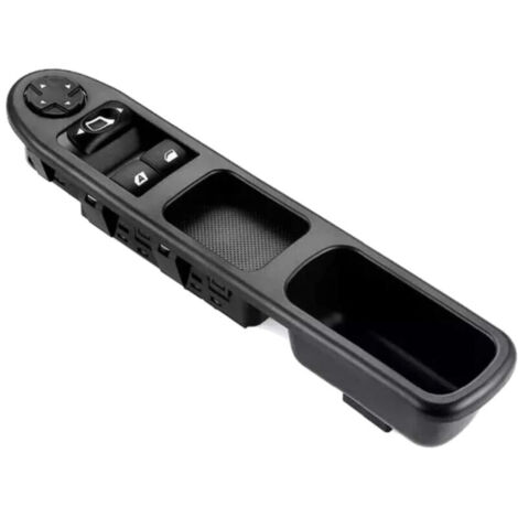 LAN Levé Vitre Avant Gauche Drive CÔTÉ Vitre Électrique Interrupteur Principal 6554.QC, Interrupteur de Lève-Vitre Compatible pour Peugeot 207 (1/5)