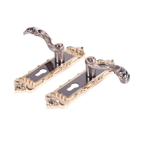 LAN European Retro Aluminum Alloy Lock Indoor Door Lock Solid Wood Door Room Door Mechanical Locks (1/5)