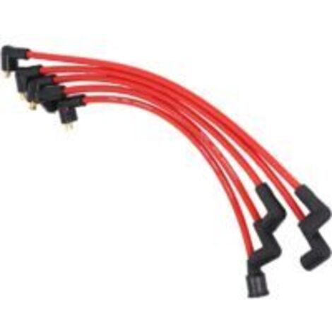 LAN Câbles d'allumage haute tension en silicone rouge de 8 mm pour bougies MGB 1800 cm³, modèles DEBUNS (1/2)