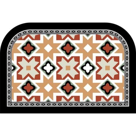 LAN Lia - Grand format à coins arrondis 4060cm (Terre de diatomées) Tapis de sol en terre de diatomées, tapis de bain, très absorbant, antidérapant (1/5)