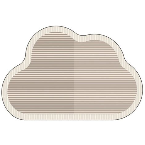 LAN Qianmo [Nuage] 5080cm (Terre de diatomées) Tapis de sol en terre de diatomées, tapis antidérapant pour salle de bain, tapis absorbant pour porte de toilettes (1/5)
