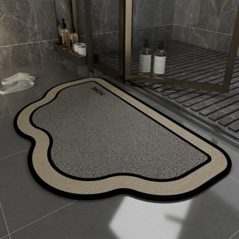 LAN Seattle - Style A - Nuage 5080cm Terre de diatomées Les tapis de sol en terre de diatomées sont faciles à nettoyer et conviennent aux salles de bains, toilettes et sanitaires. Ils sont résistants (1/5)