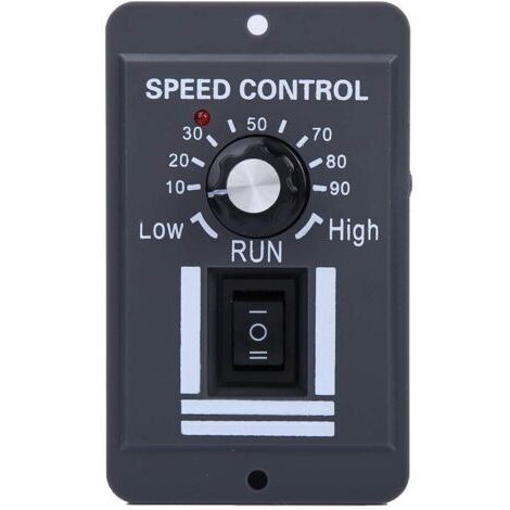 LAN Contrôleur de Vitesse de Moteur DC 12-60V 40A, Contrôleur de Vitesse de Moteur à Brosse PWM, Contrôleur de Vitesse Inverse Avant de Contrôleur de Moteur CC, Interrupteur D'inversion de Contrôleur  (1/5)