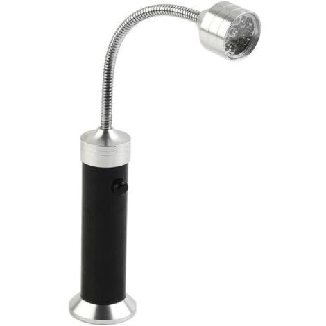 LAN Lampe de barbecue LED, tête inclinable à 360°, col flexible, 9 LED blanches, idéale pour les barbecues en camping. (1/5)