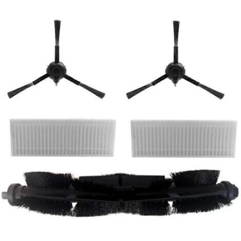 LAN Pièces détachées pour aspirateur robot Rowenta X-Plorer 70+ RR8497 RR8497WH : brosse latérale principale et filtre HEPA (1/5)