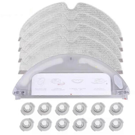 LAN Accessoires de rechange pour Roborock S6 MAXV, S6 Pure, S5 MAX, S4, E4, E35 et E2 : lingette de nettoyage, réservoir d’eau et système de filtration. (1/5)