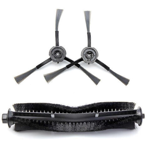 LAN Accessoires pour robot aspirateur IHRV6-BLK/Ultenic T10 : brosse latérale et balai central. Usage domestique. (1/5)
