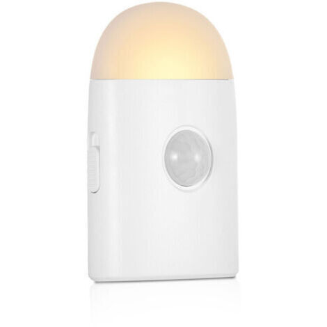 LAN Veilleuse LED avec détecteur de mouvement (1 pièce), veilleuse rechargeable USB, veilleuse à capteur de luminosité, lampe de placard (1/4)