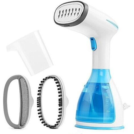 LAN Défroisseur vapeur portable, 1500 W, 280 ml, chauffage rapide, bleu (1/5)