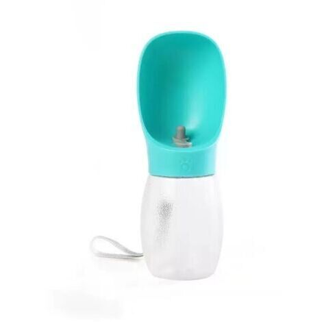 LAN Gourde portable pour chien, 300 ml, antibactérienne, en eau de qualité alimentaire, idéale pour les voyages et les activités de plein air. Convient aux chiens et aux chats. (1/4)