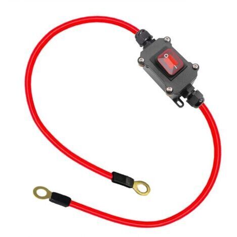 LAN Interrupteur de Câblage DC12V DC12-24V DPST Double Face 25A IP67 avec Marche/Arrêt à Connexion/Déconnexion (1/3)