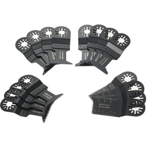 LAN 16Pcs Mix Oscillant Lame De Scie Kit Multi Tool Webs Pour (1/5)