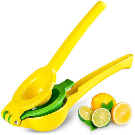 LAN Presse-agrumes manuel (citron, citron vert, orange) en alliage d'aluminium, coudé, facile à utiliser (1/5)