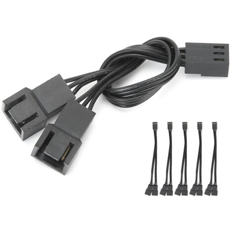 Câble séparateur ventilateur 5 pièces, convertisseur 1 vers 2, rallonge ...